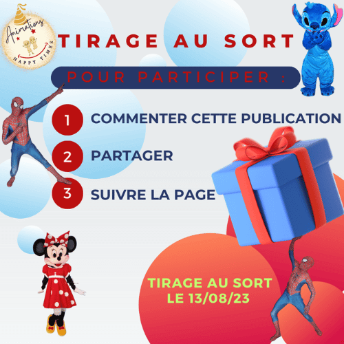 affiche de jeux pour mascottes