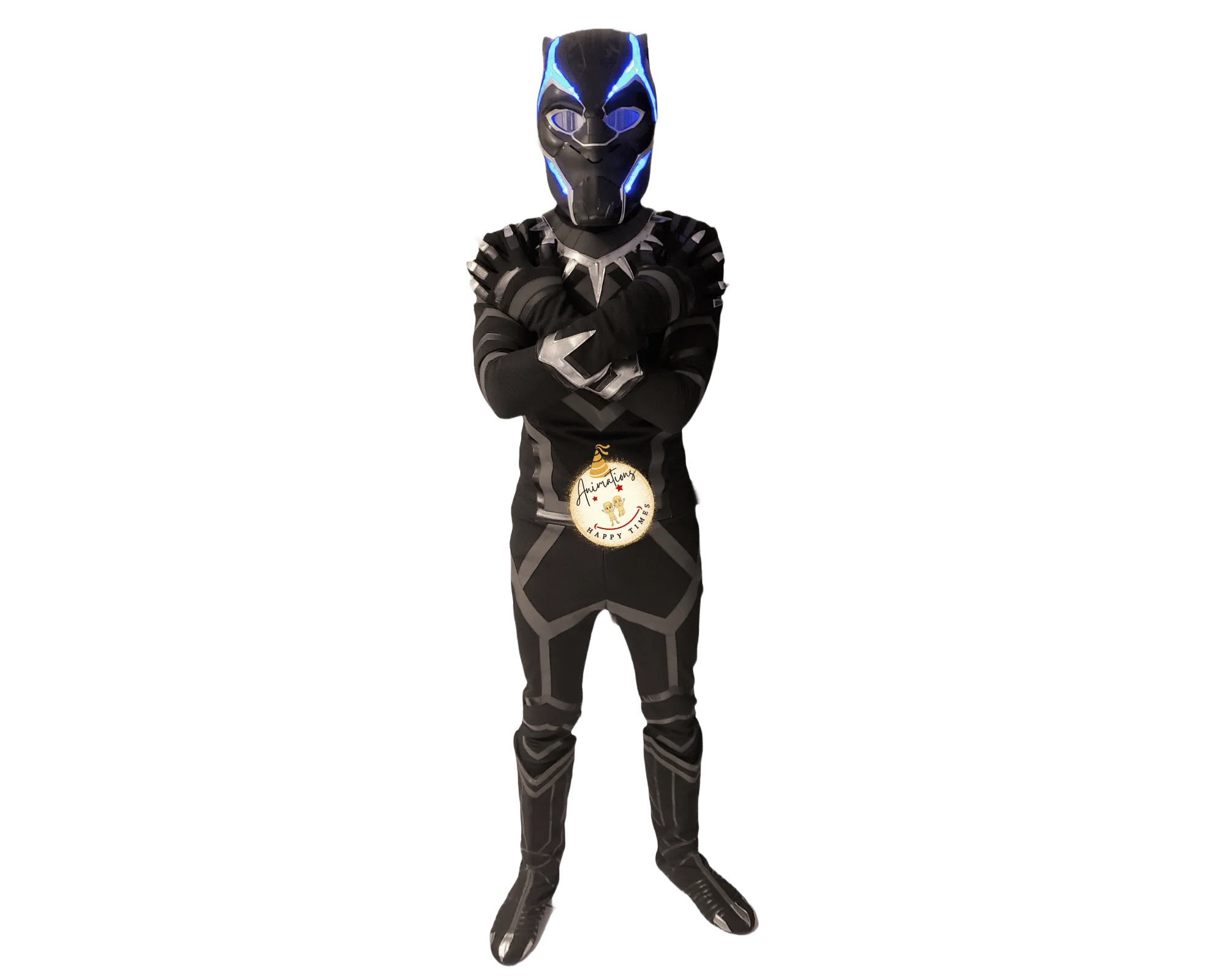 Mascotte Black Panther pour anniversaire en Normandie