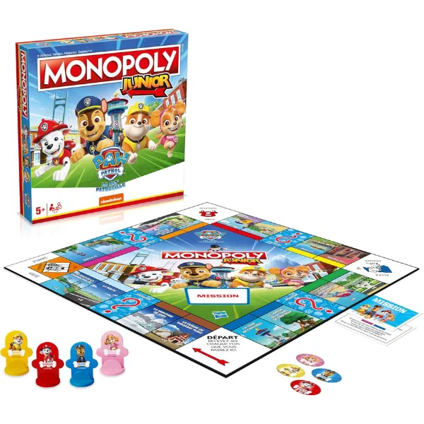Monopoly Pat Patrouille jeu de société enfant cadeau anniversaire