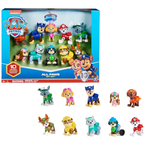 Pat Patrouille lot de figurines jouet cadeau anniversaire enfant