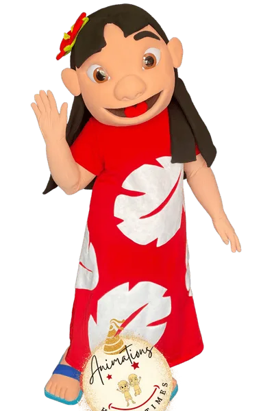 Mascotte Lilo pour anniversaire en Normandie