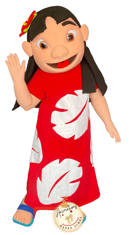 Location costume et d&eacute;guisement mascotte Lilo Disney en Normandie - Animations Happy Times