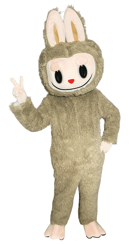Location costume et d&eacute;guisement mascotte Labubu en Normandie - Animations Happy Times