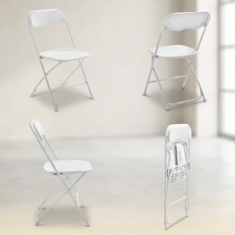 Location de chaises pliantes pour événement en Normandie - Animations Happy Times