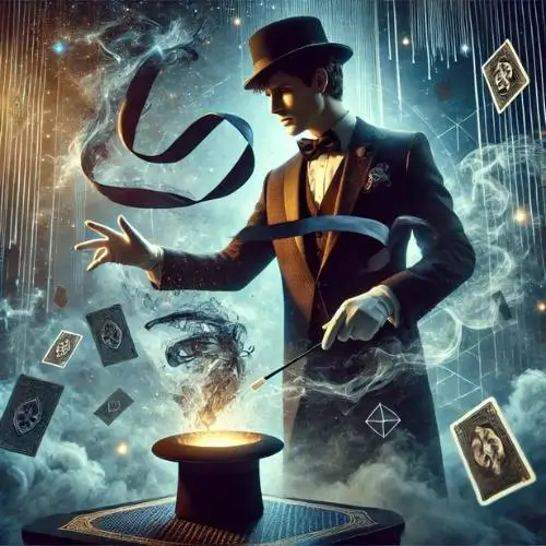 Magicien professionnel Happy Times en plein spectacle de close-up en Normandie