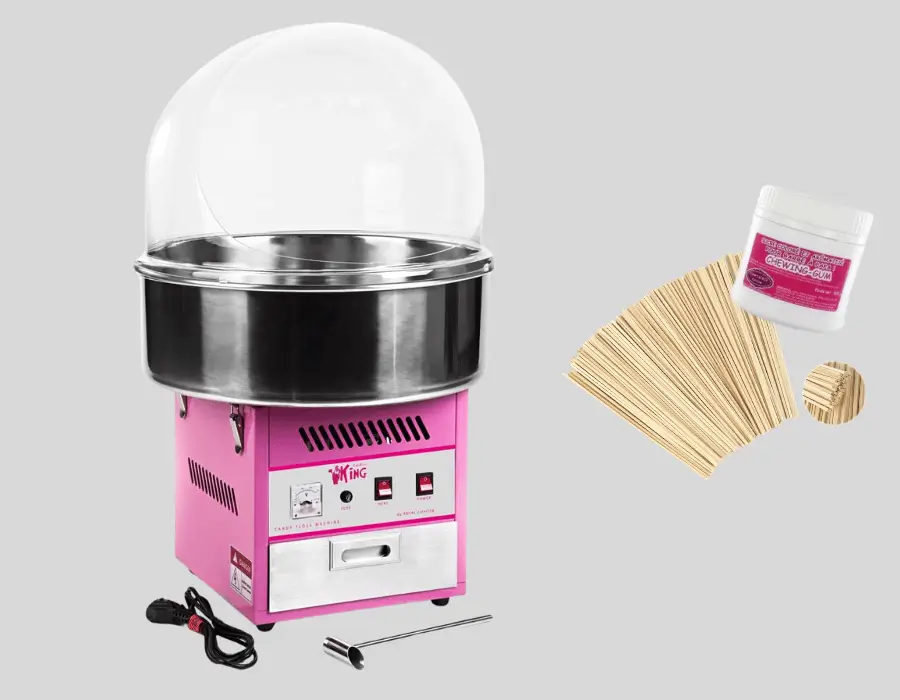 Machine à barbe à papa professionnelle 1200W en location en Normandie - Animations Happy Times