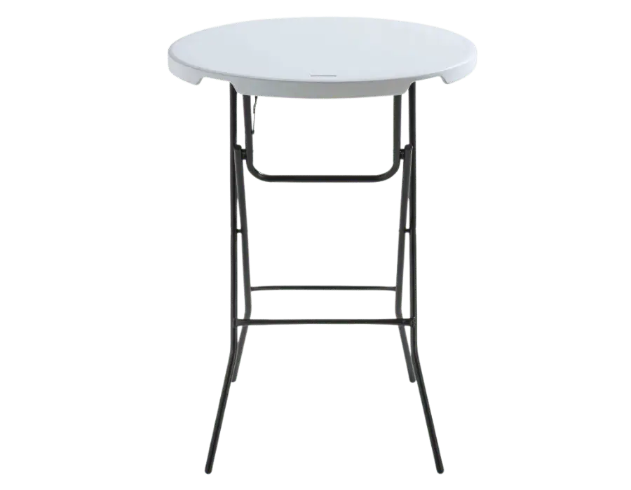 Mange-debout pliant 80 cm en location en Normandie - Animations Happy Times