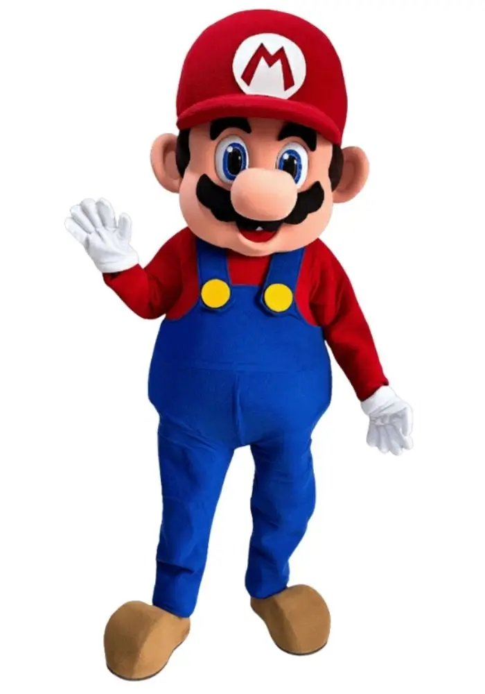 Mascotte Mario à domicile pour animation anniversaire enfant en Normandie - Animations Happy Times