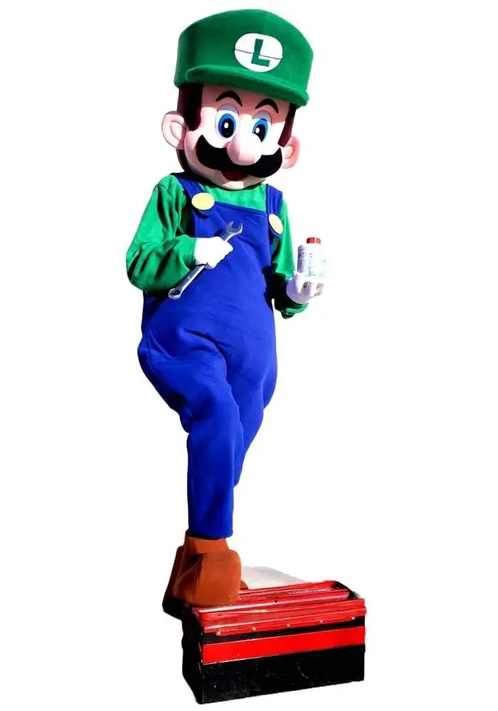 Mascotte Luigi à domicile pour animation anniversaire enfant en Normandie - Animations Happy Times