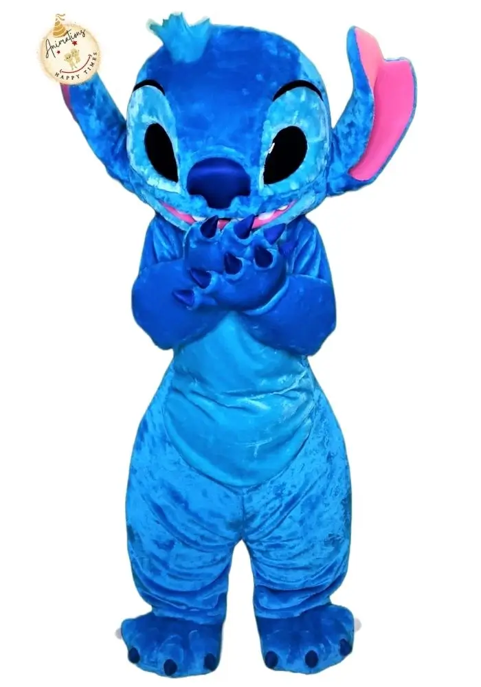 Mascotte Stitch pour anniversaire en Normandie