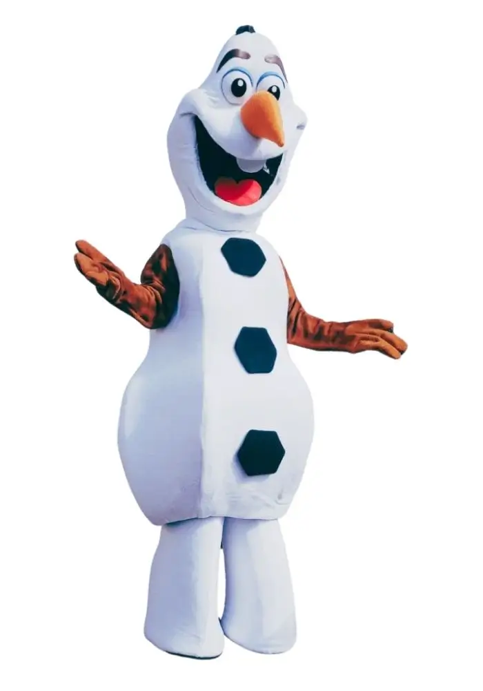 Mascotte Olaf à domicile pour animation anniversaire enfant en Normandie - Animations Happy Times