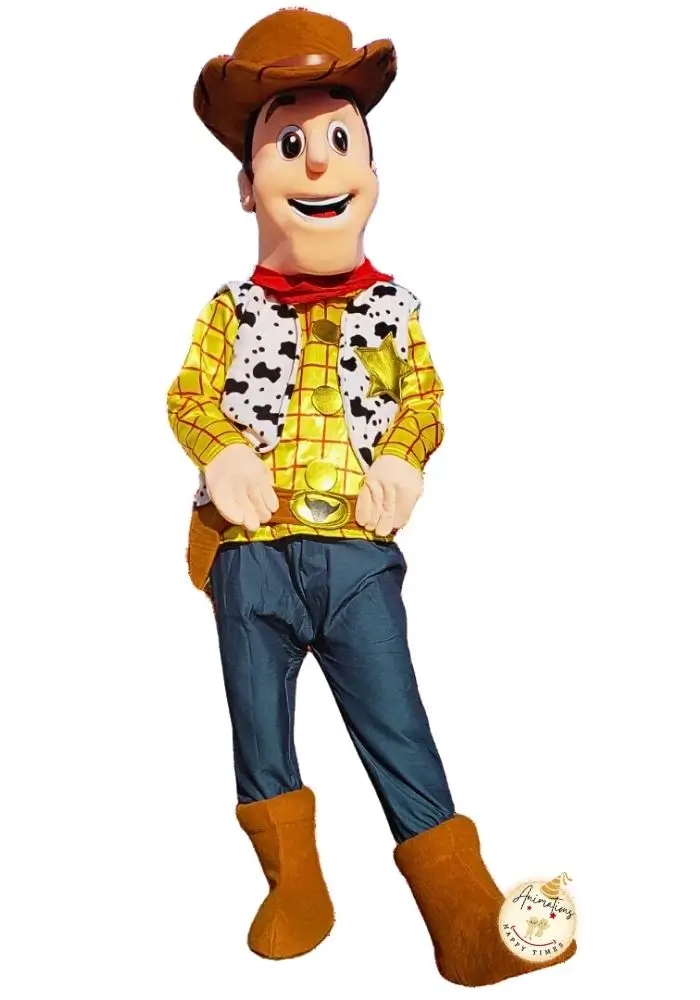 Mascotte Woody à domicile pour animation anniversaire enfant en Normandie - Animations Happy Times