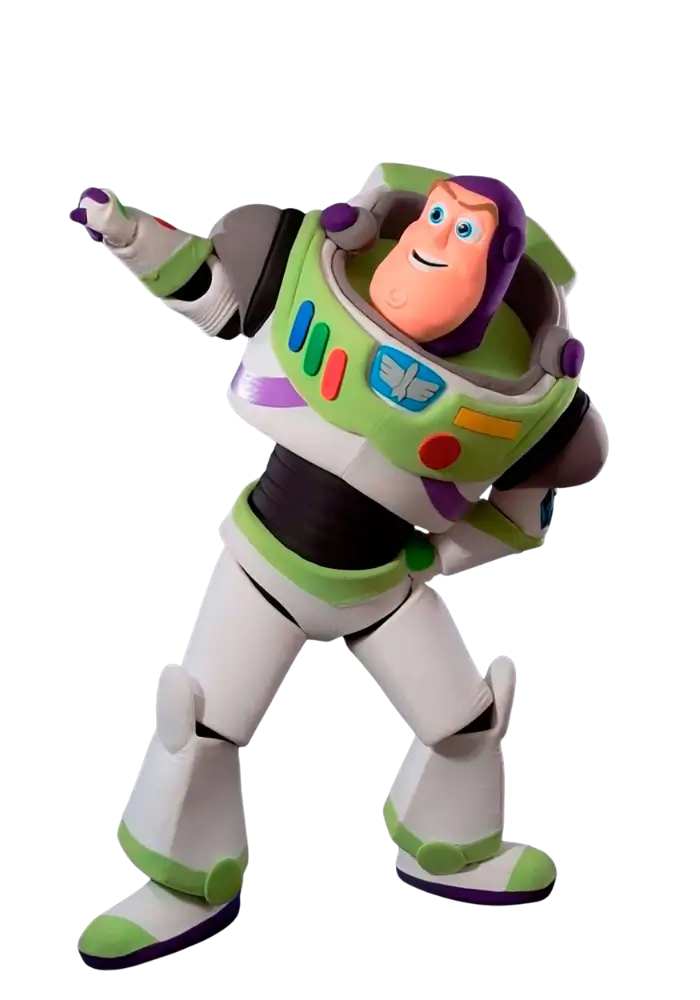 Location costume et déguisement mascotte Buzz l'éclair en Normandie - Animations Happy Times
