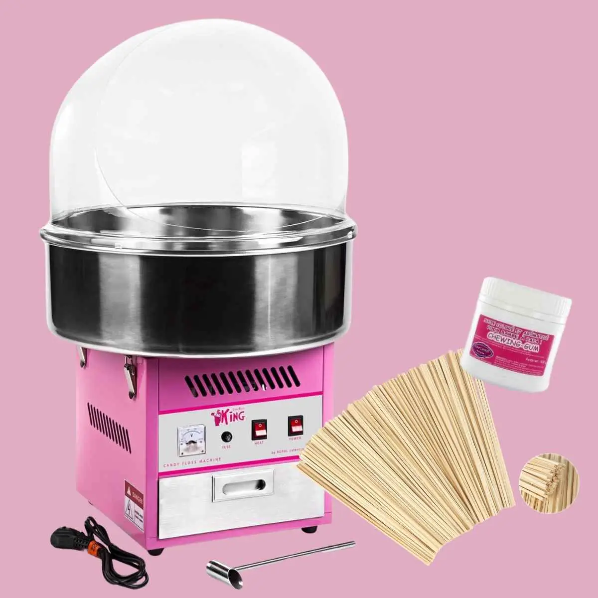 Location machine à barbe à papa professionnelle 1200W à Pont-Audemer et Bernay en Normandie - Animations Happy Times