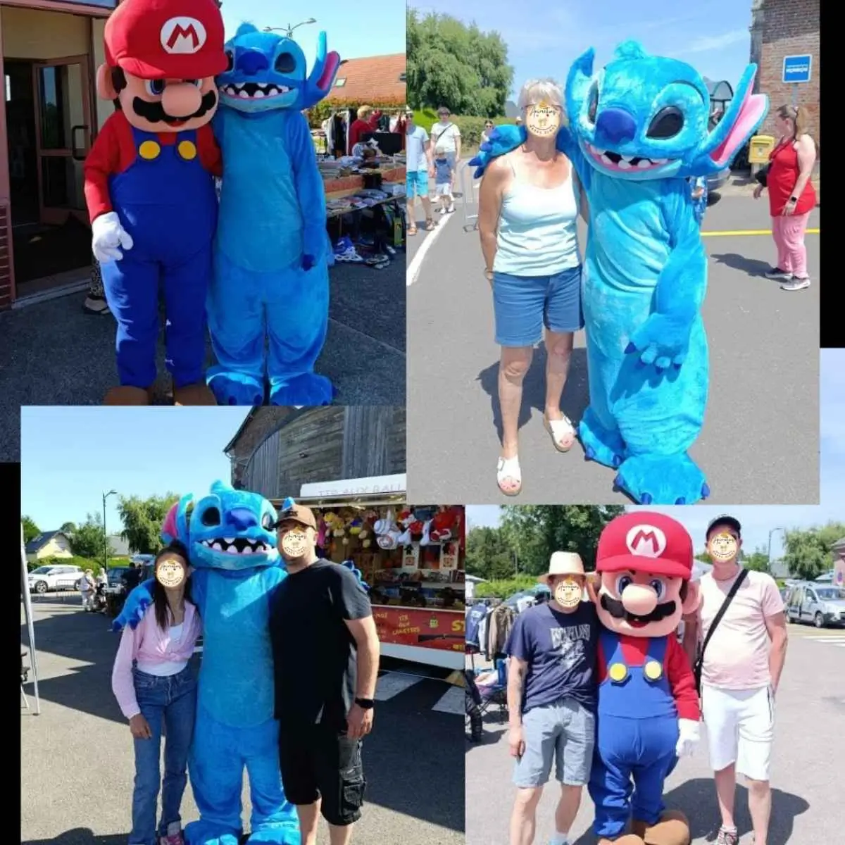Costume de mascotte complet disponible à la location à Rouen et en Normandie