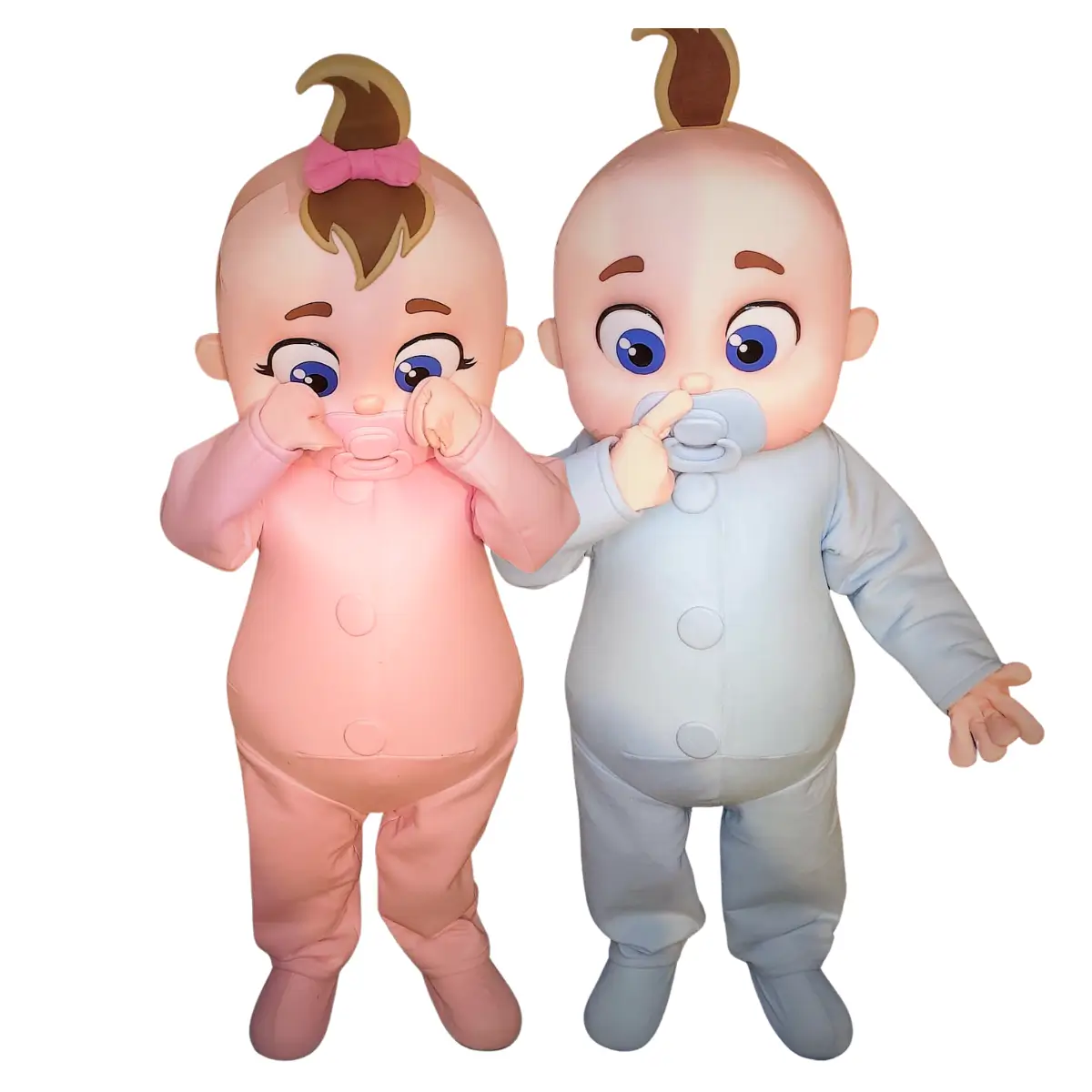 Mascotte bébé géant pour baby shower, personnage grandeur nature